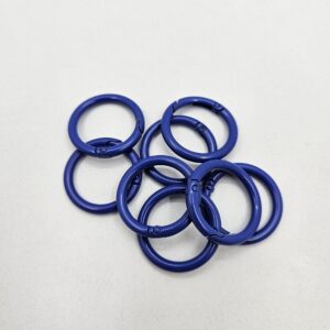 Argolla Mosqueton circular colores Grande - Azul Francia