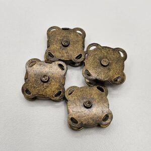 Broche imán 18mm - Oro viejo