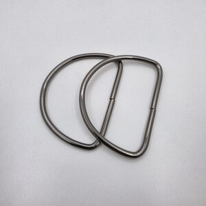 Par de asas semicírculo de metal 10cm