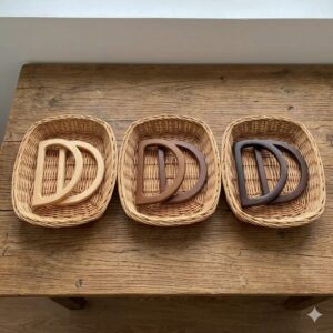 Par de asas madera 8.5cm