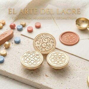 Sellos de latón 2.5cm Arabescos