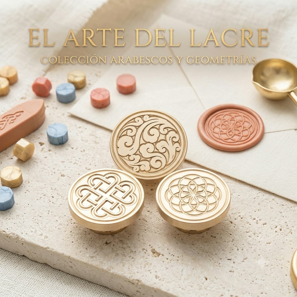 Sellos de latón 2.5cm Arabescos