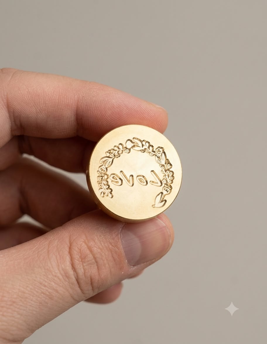 Sellos de latón 2.5cm Palabras - Imagen 2