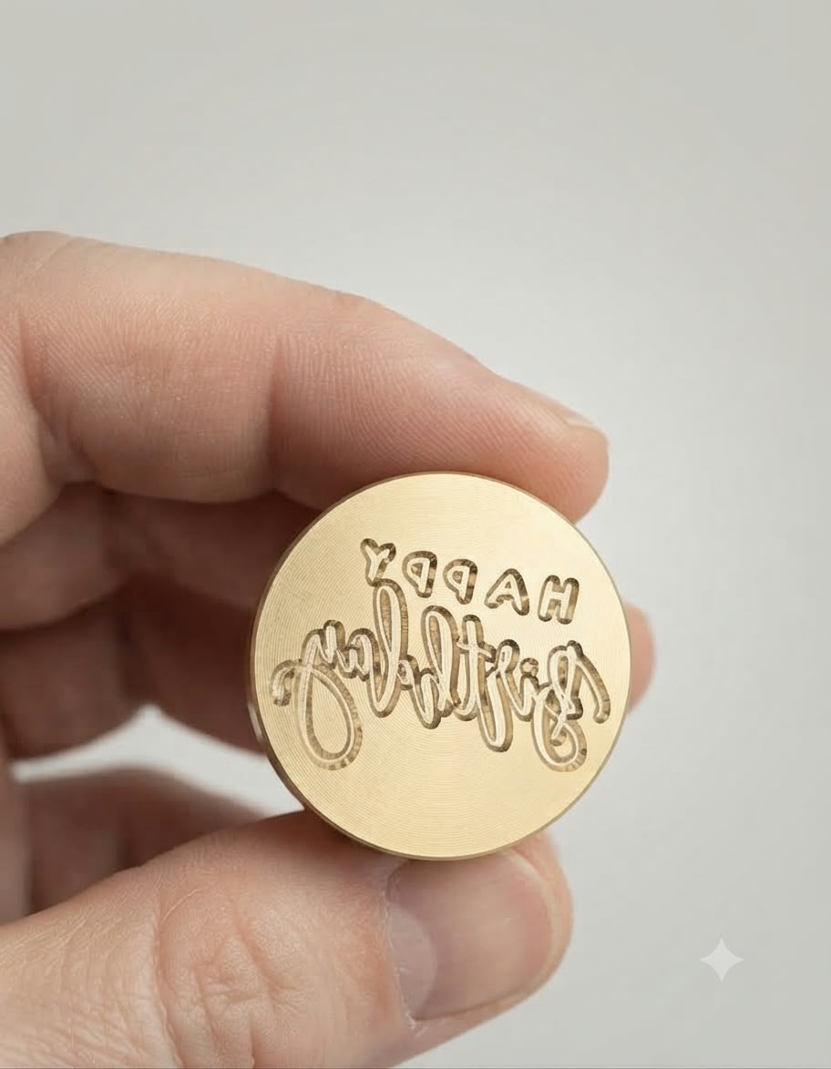 Sellos de latón 2.5cm Palabras - Imagen 5